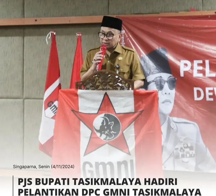 PJS Bupati Tasikmalaya Hadir Pada Pelantikan DPC GMNI TASIKMALAYA
