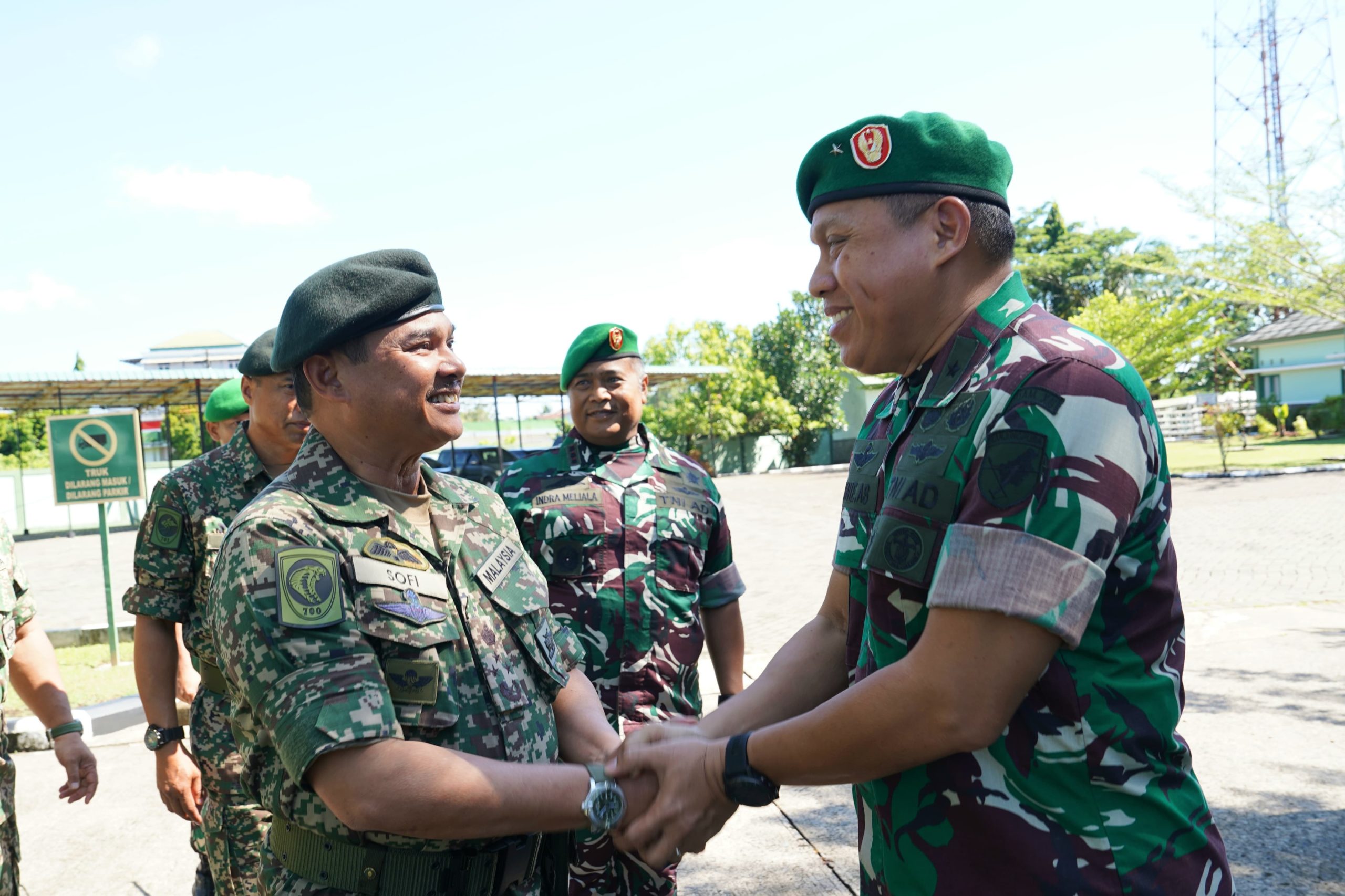 Kasdam XII/Tpr Sambut Hangat Kunjungan Kerja Panglima Medan Timur TDM