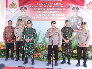 Dukung Program Swasembada Pangan, Kapolri-Panglima TNI Luncurkan Gugus Tugas Polri