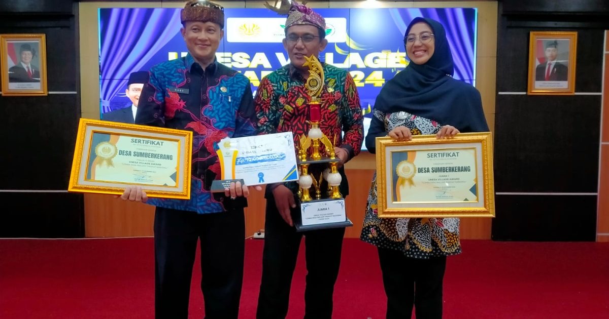 Desa Sumberkerang Raih Juara 1 Lomba Desa Inklusif Tingkat Nasional 2024 UNESA Village Award