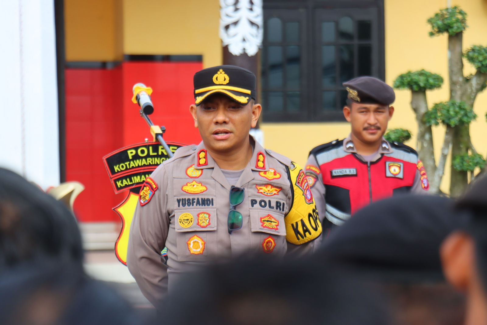 Kapolres Kobar Pimpin Apel Siaga Pasca Natal