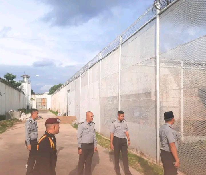 Pastikan Aman dan Kondusif, Karutan Batam Bersama Jajaran Melakukan Kontrol ke Branggang Dalam