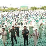 Pangdam XII/Tpr Bernyanyi dan Joget Komando Bersama Ribuan Anak-anak