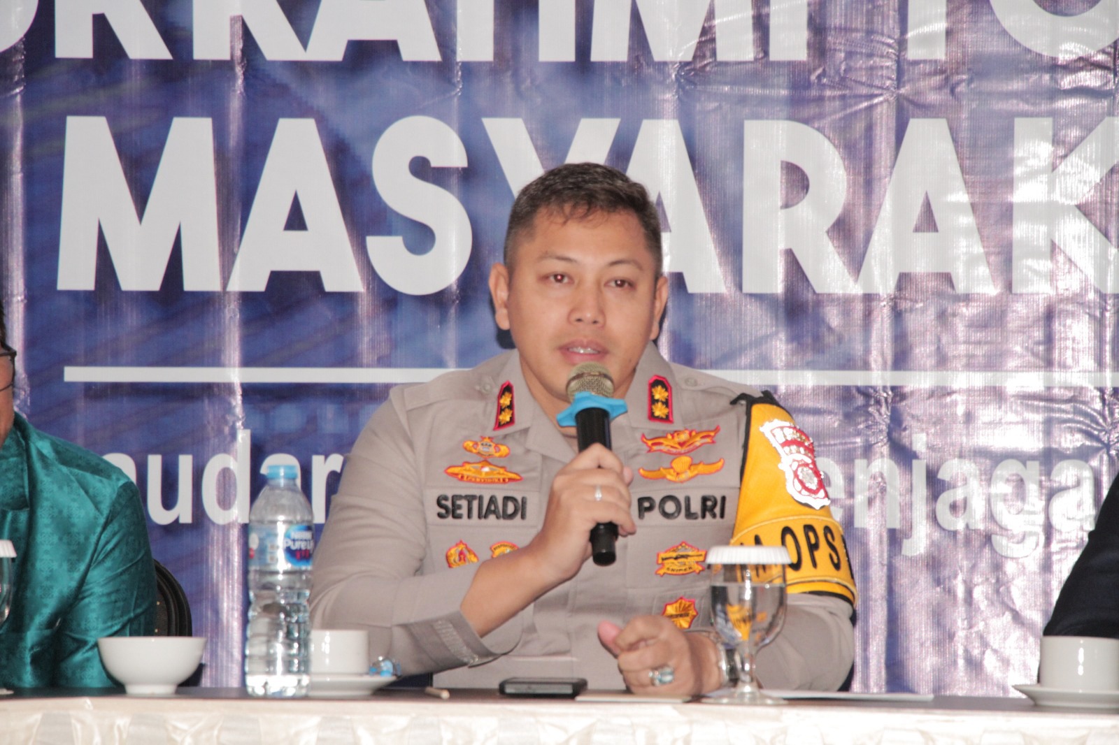 Hadiri Silaturahmi Lintas Toga dan Tomas, Kapolres Ketapang Ajak Semuanya Jaga Kondusifitas Pasca Pilkada di Kabupaten Ketapang