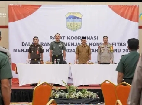 BAKESBANGPOL KAB. Tasikmalaya Adakan RAKOR Menjelang Natal Dan Tahun Baru 2025 Bersama PROKOPIMDA