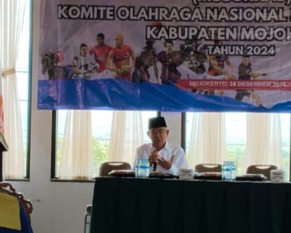 Resmi Imam Suyono Terpilih Sebagai Ketua KONI Kabupaten Mojokerto Periode 2024-2029