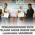 Penganugrahan Duta Pelajar SADARKUM Serta Launcing SADARKUM