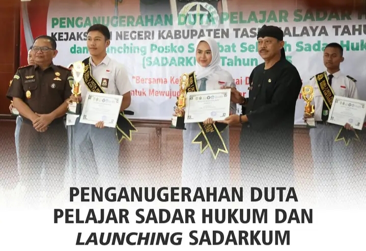 Penganugrahan Duta Pelajar SADARKUM Serta Launcing SADARKUM