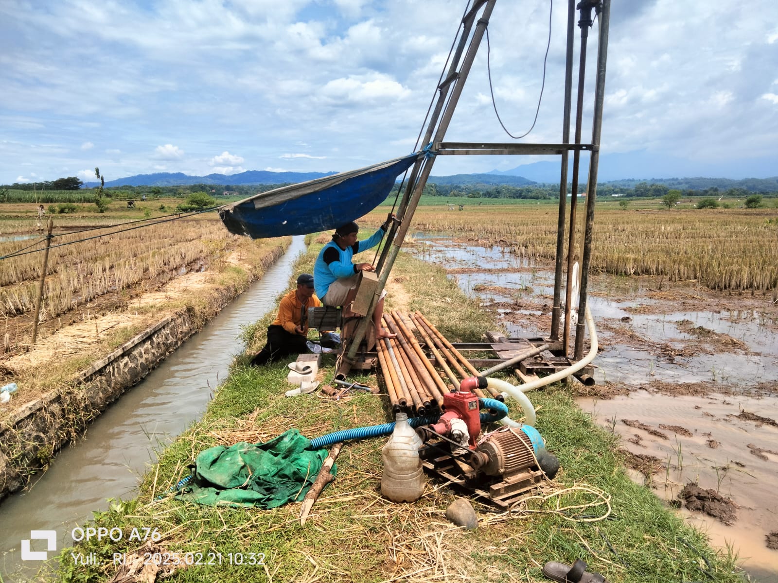 Pembangunan Sumur Dangkal di Desa Mojosari dalam Rangka TMMD ke-123: Mengatasi Krisis Air Bersih bagi Masyarakat.