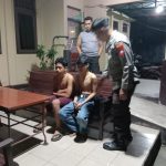 Patroli Enggang Polsek Pontianak Timur Amankan Dua Remaja Diduga Terlibat Tawuran di Jl. Parit Mayor