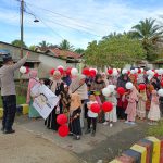 Sambut Ramadhan, Polisi dan Anak-Anak TK Al Muhajirin Berpawai Bersama