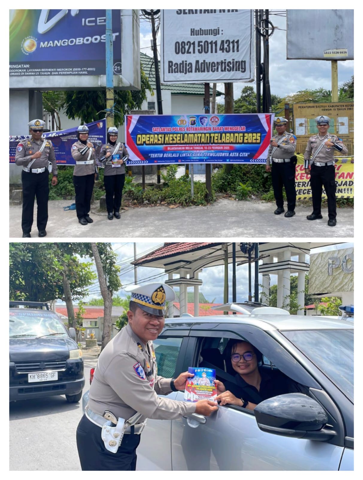 Awali Ops Keselamatan, Satlantas Polres Kobar Fokus Edukasi Pengendara