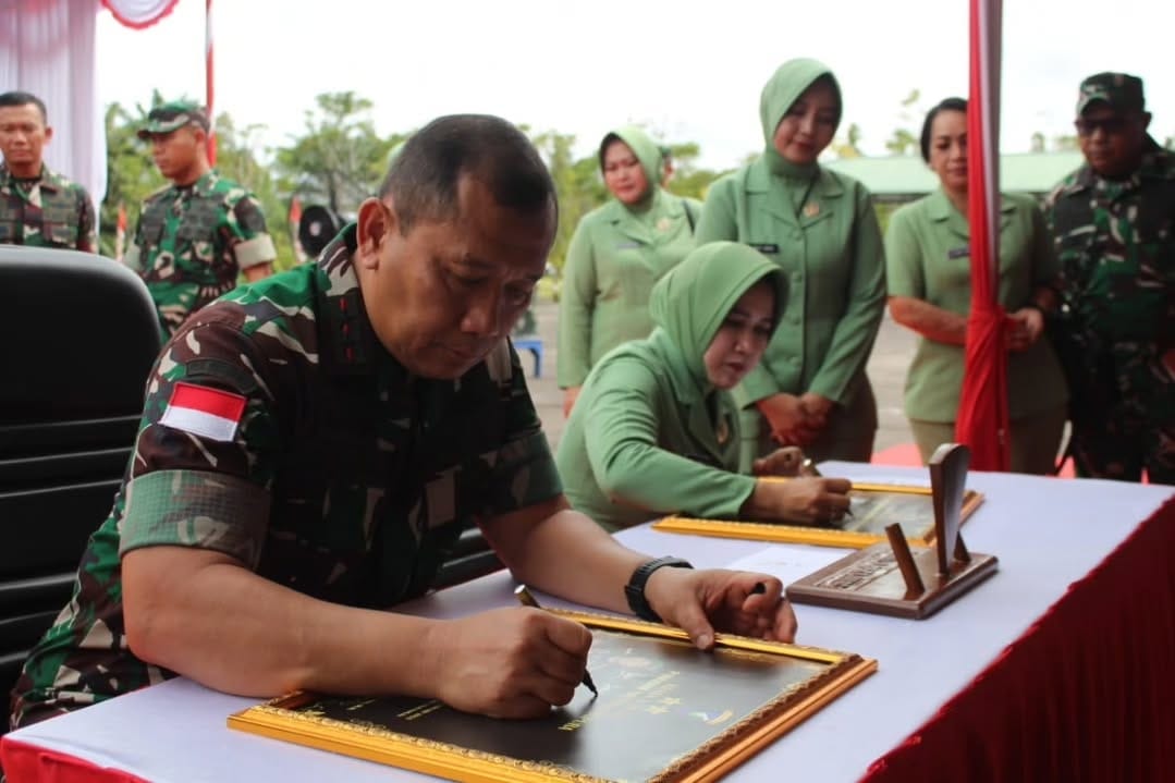 Pangdam XII/Tpr Kunjungan Resmi Ke Yonif 644/WLS