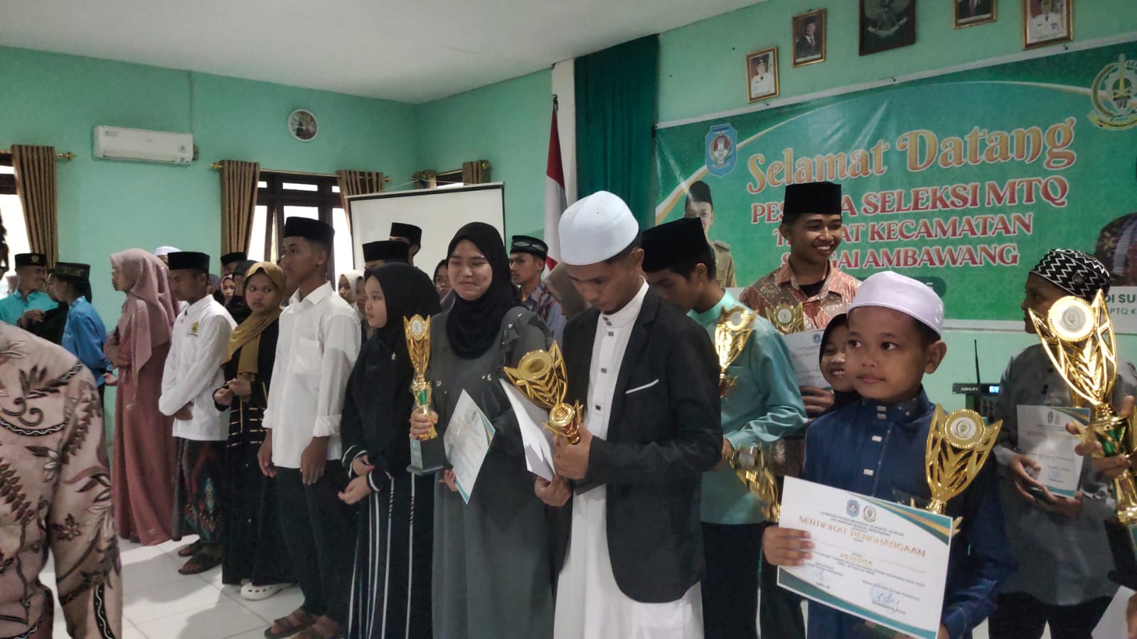 Sebanyak 107 Peserta Ikuti Seleksi Calon Peserta MTQ Ke-XI, Ini Pesan Ketua LPTQ Kecamatan Sungai Ambawang