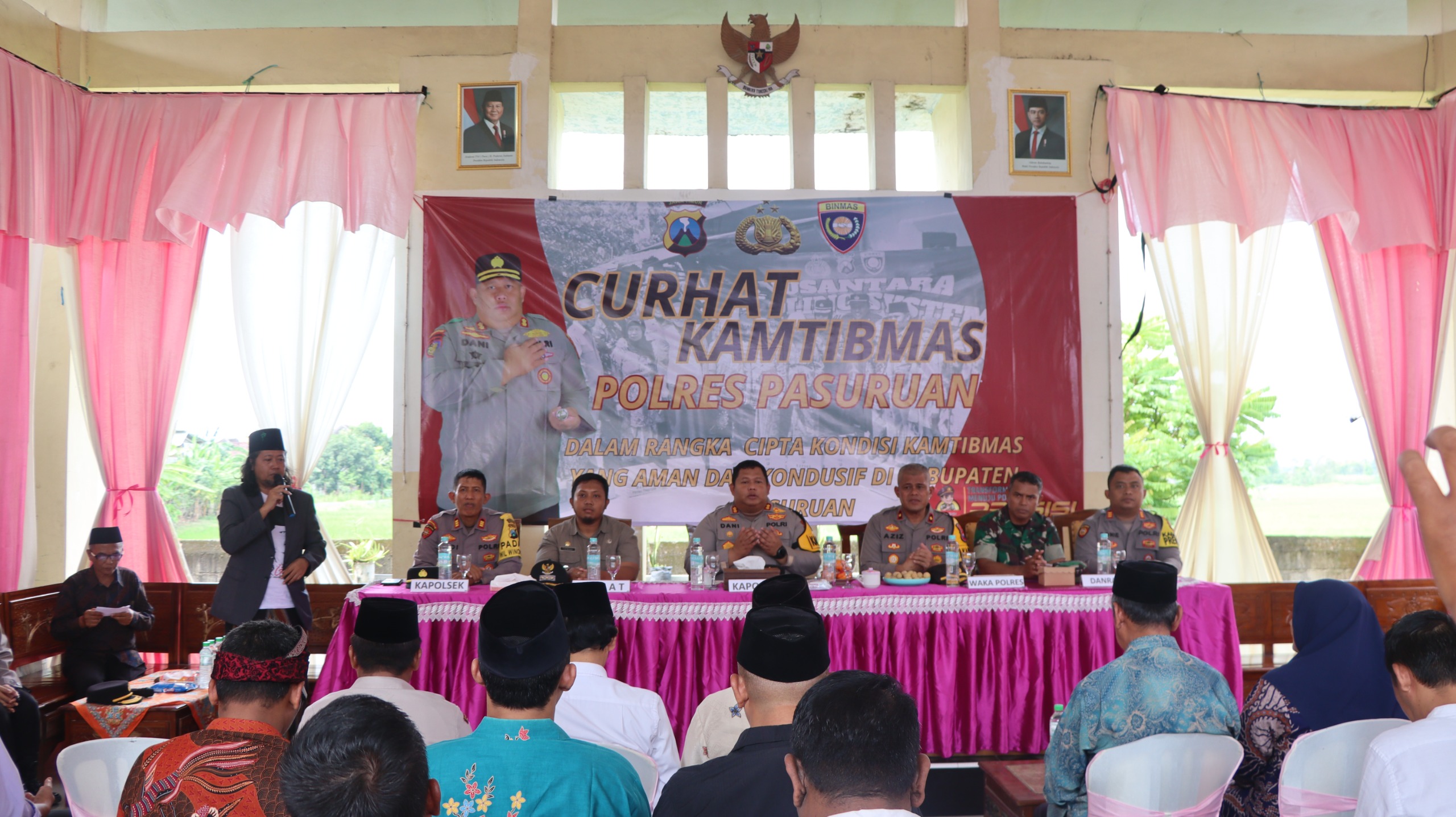 Duduk Bersama Warga Winongan Kapolres Pasuruan Bahas Keamanan Hingga Ketahanan Pangan