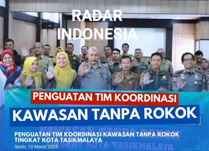 Di Aula Bale Kota Di Gelar Penguatan Tim Koordinasi Kawasan Tanpa Asap Rokok Tingkat Kota Tasikmalaya