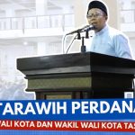 Wali Kota Tasikmalaya Hadir Pada Solat Tarawih Perdana Di Mesjid Agung Kota Tasikmalaya