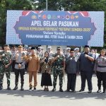 Wakil Wali Kota Pasuruan Hadiri Apel Gelar Pasukan Operasi Kepolisian Ketupat Semeru 2025 dan Pemusnahan Hasil Operasi Pekat Semeru 2025