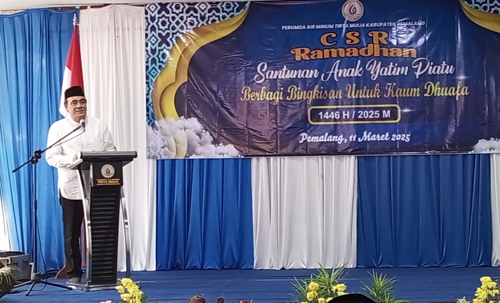PDAM Tirta Mulia Pemalang Memberikan Santunan 225 Anak Yatim Piatu