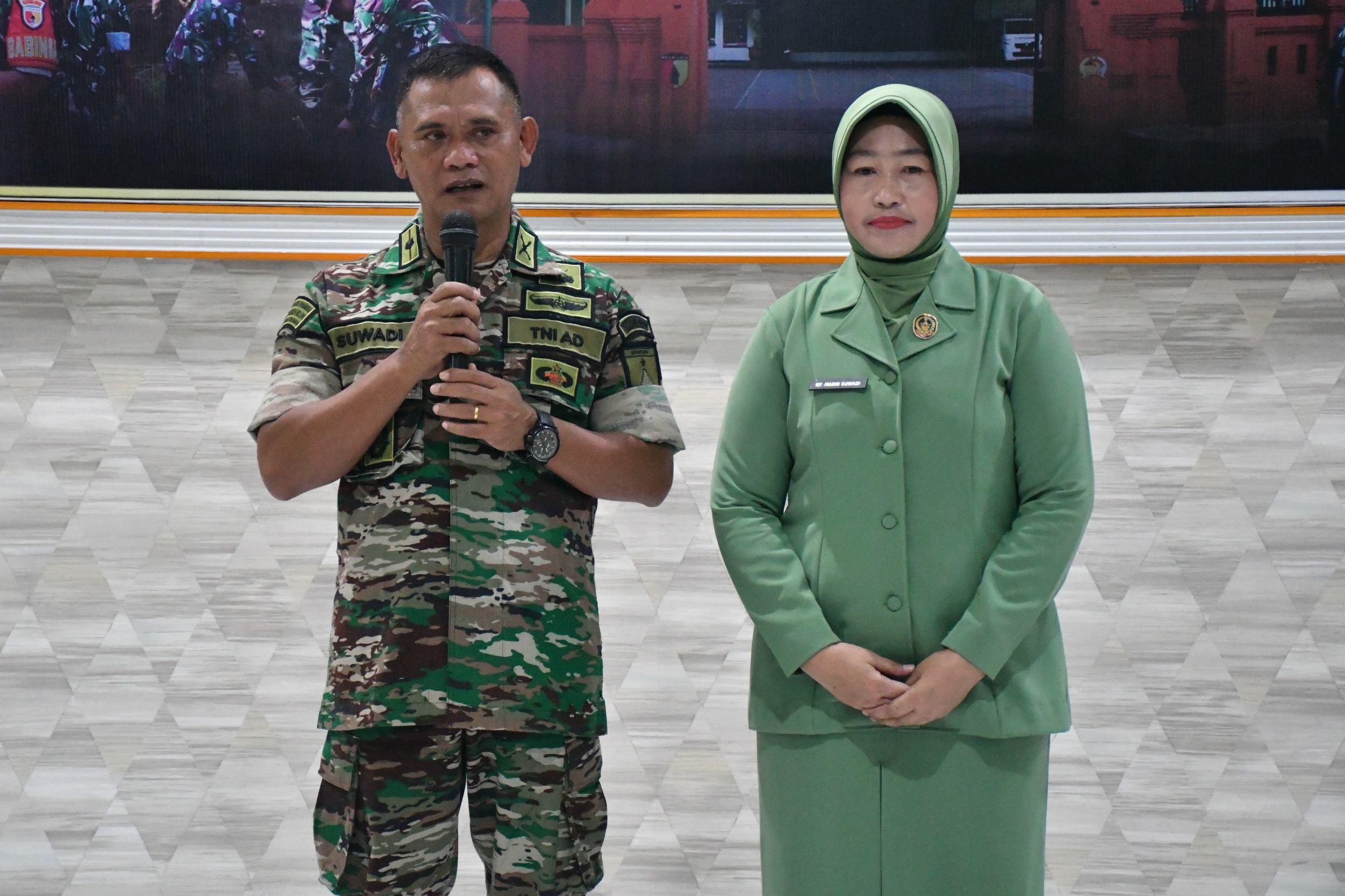 Mayor Inf Suwadi Resmi Jabat Kepala Staf Kodim 0815/Mojokerto