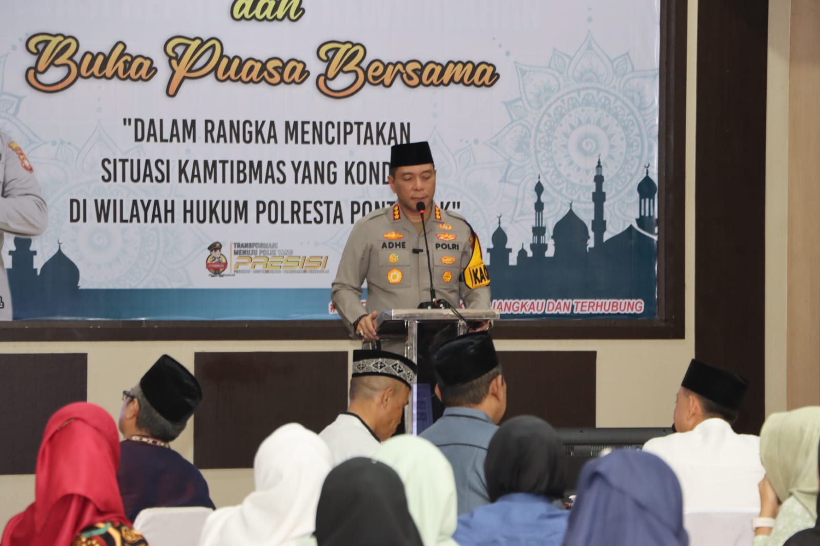 Polresta Pontianak Gelar Buka Puasa Bersama Forkopimda Forkopimcam Tokoh Agama dan Masyarakat