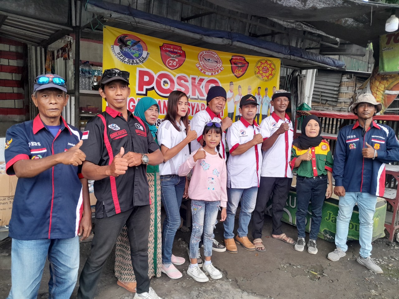 Ormas IWOI Media Cyber New 24 Berbagi Takjil Gratis