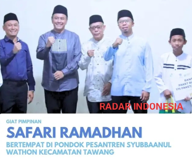 Viman Dan R Diky Melaksanakan Safari Rhanadhan Di Ponpes Di Kec. Tawang