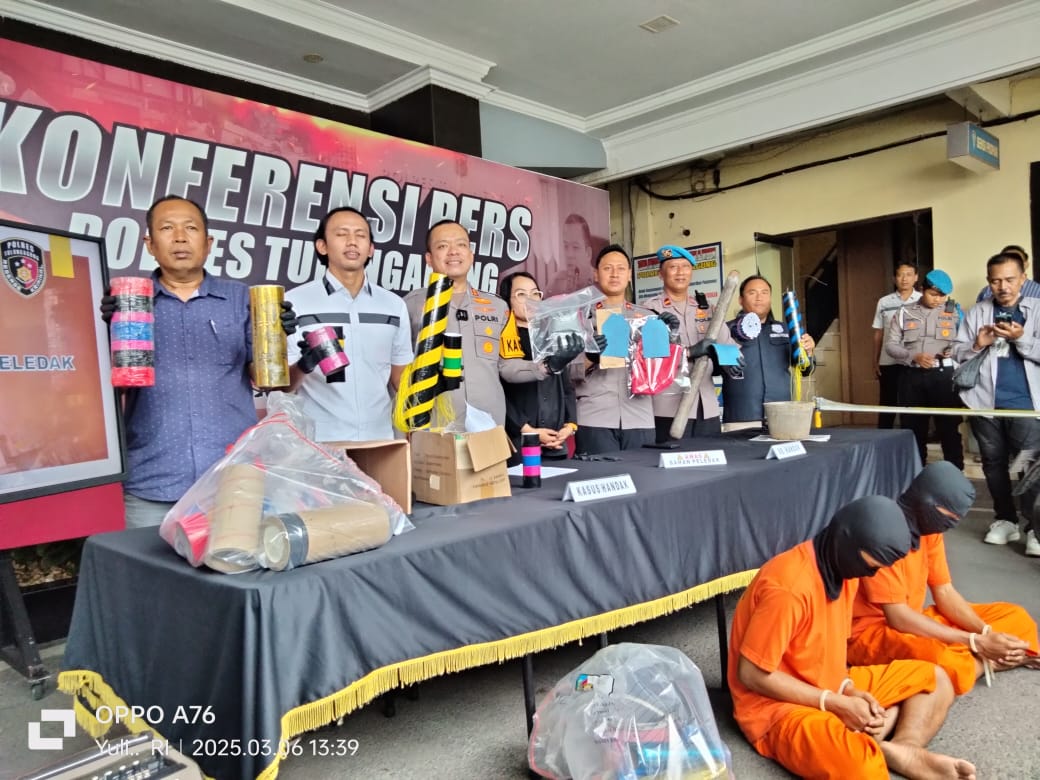 Lebih dari 6 Kg Bubuk Mesiu Disita Polres Tulungagung, 5 Tersangka Diamankan, 3 di Antaranya Masih di bawah Umur