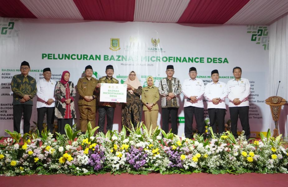 BAZNAS Microfinance Desa Resmi Diluncurkan di Kota Mojokerto, Ning Ita: Perkuat UMKM dan IKM Lokal