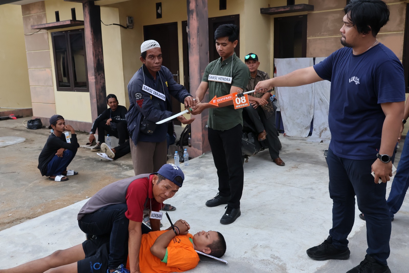 65 Adegan Rekonstruksi Ungkap Duel Maut Pemuda di Sungai Rengas