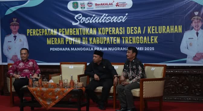 Pembentukan Koperasi Merah Putih Disepakati Seluruh Kades dan BPD Trenggalek