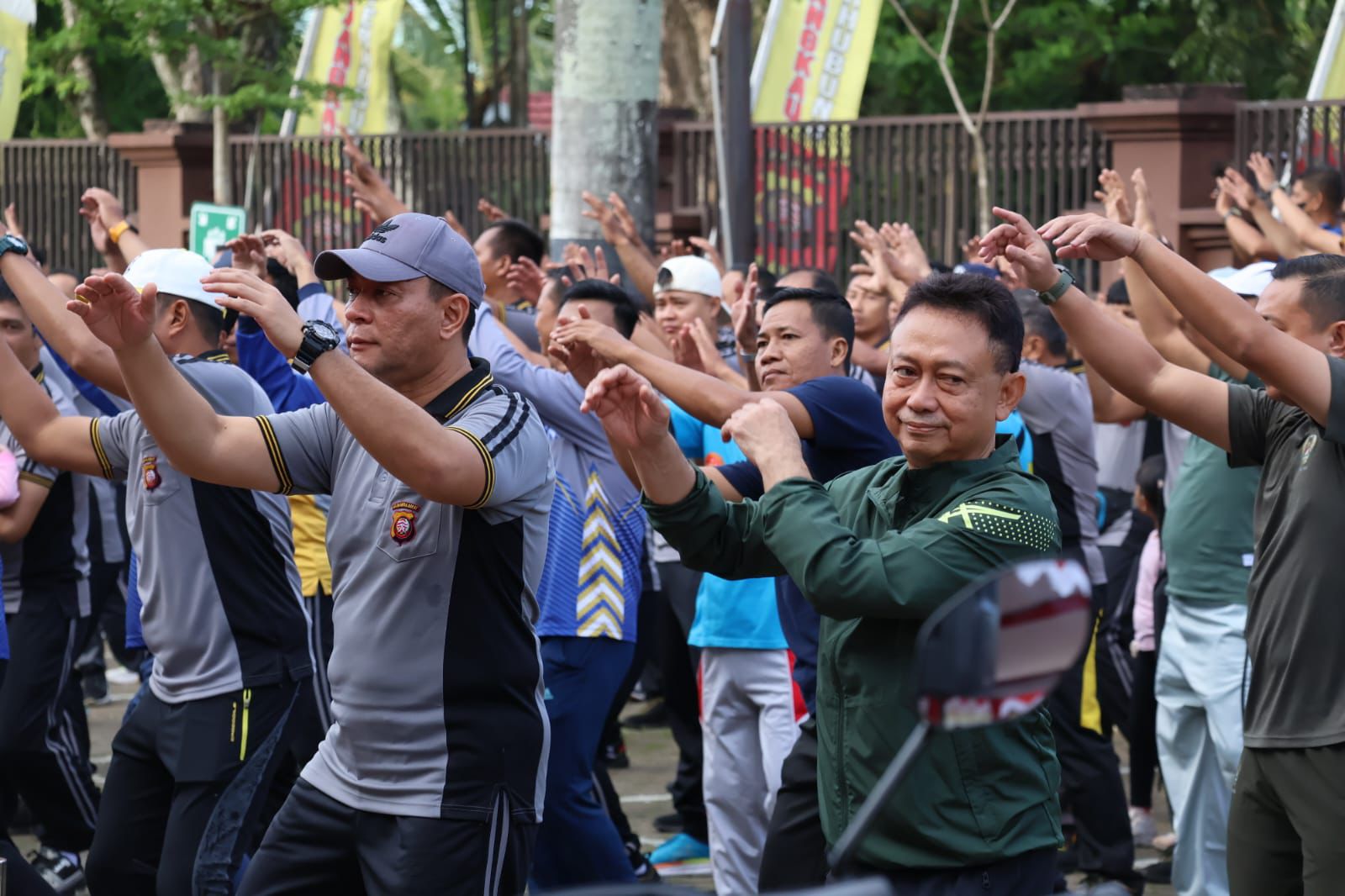 Polresta Pontianak Gelar Olahraga Bersama 1500 Peserta, Semarakan HUT Bhayangkara ke-79