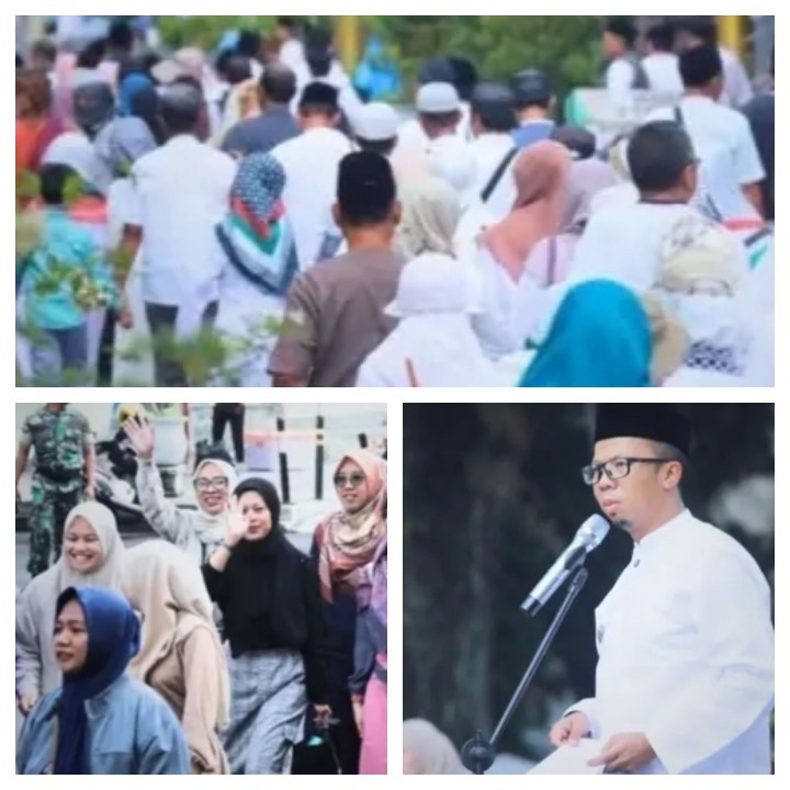 Pawai Tarhib 1 Muharram 1447 H/2025 M Tingkat Kota Tasikmalaya Begitu Meriah