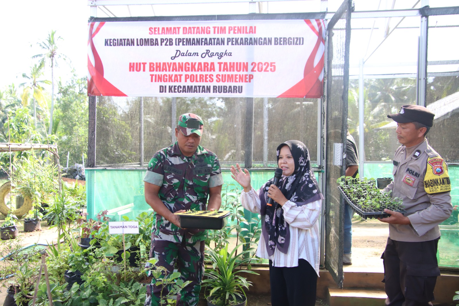 Penjurian Online Lomba Pekarangan Pangan Bergizi (P2B) oleh Polda Jatim Dukung Penguatan Ketahanan Pangan Nasional