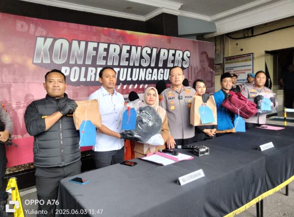 Lima Pelaku Asusila Terhadap Anak Diringkus Polres Tulungagung