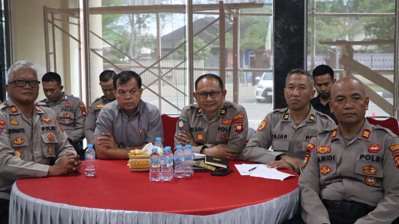 Polresta Pontianak Terima Kunjungan Tim Monitoring Biro Kerma Stanasops Polri Terkait Evaluasi Kerja Sama Polri dengan Kementerian/Lembaga