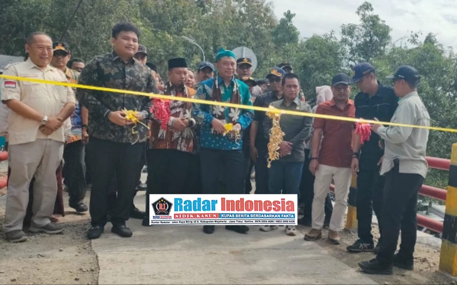 Penghubung Jembatan Gayam–Lanas Diresmikan,Bupati Dan Ini Bukti Nyata Pembangunan 