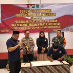Polres Pasuruan Hadiri Pelantikan IPSI serta Deklarasi Satgas Sentot Prawirodirdjo