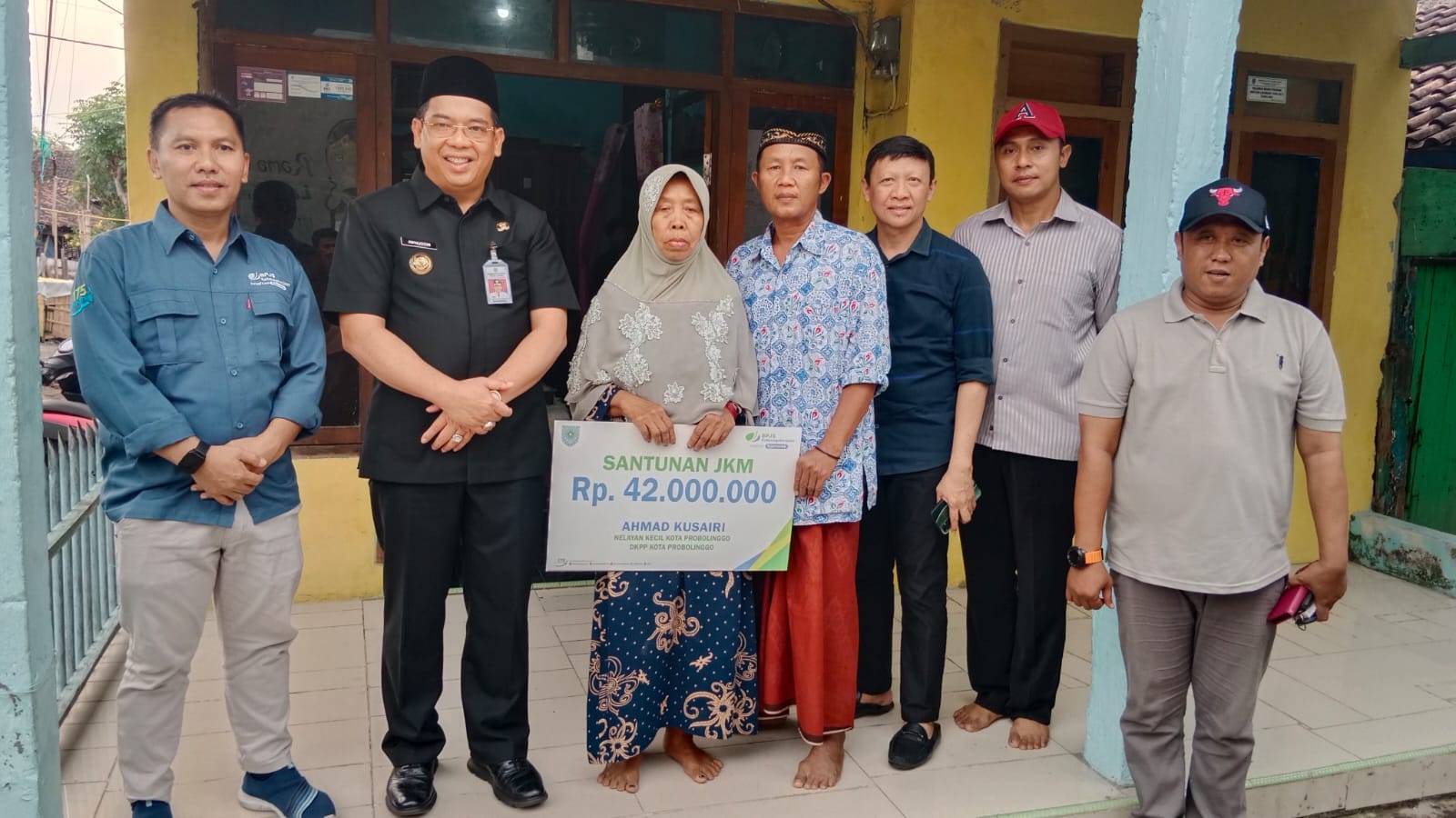 Wali Kota Aminuddin Serahkan Langsung Santunan JKM, Tegaskan Komitmen Perlindungan bagi Masyarakat