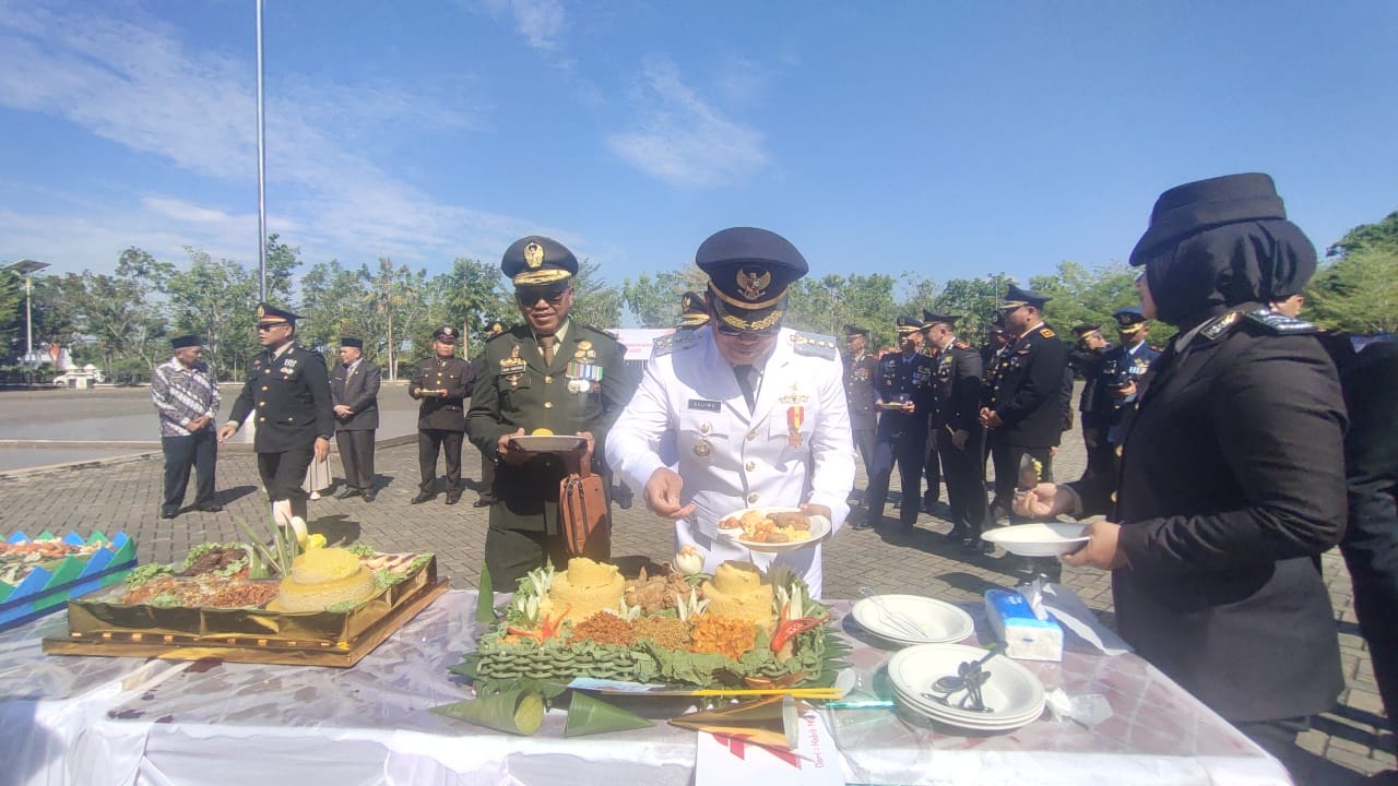 Perayaan HUT Bhayangkara Ke-79 di Pemkab Kubu Raya, 79 Tumpeng Disiapkan untuk Masyarakat