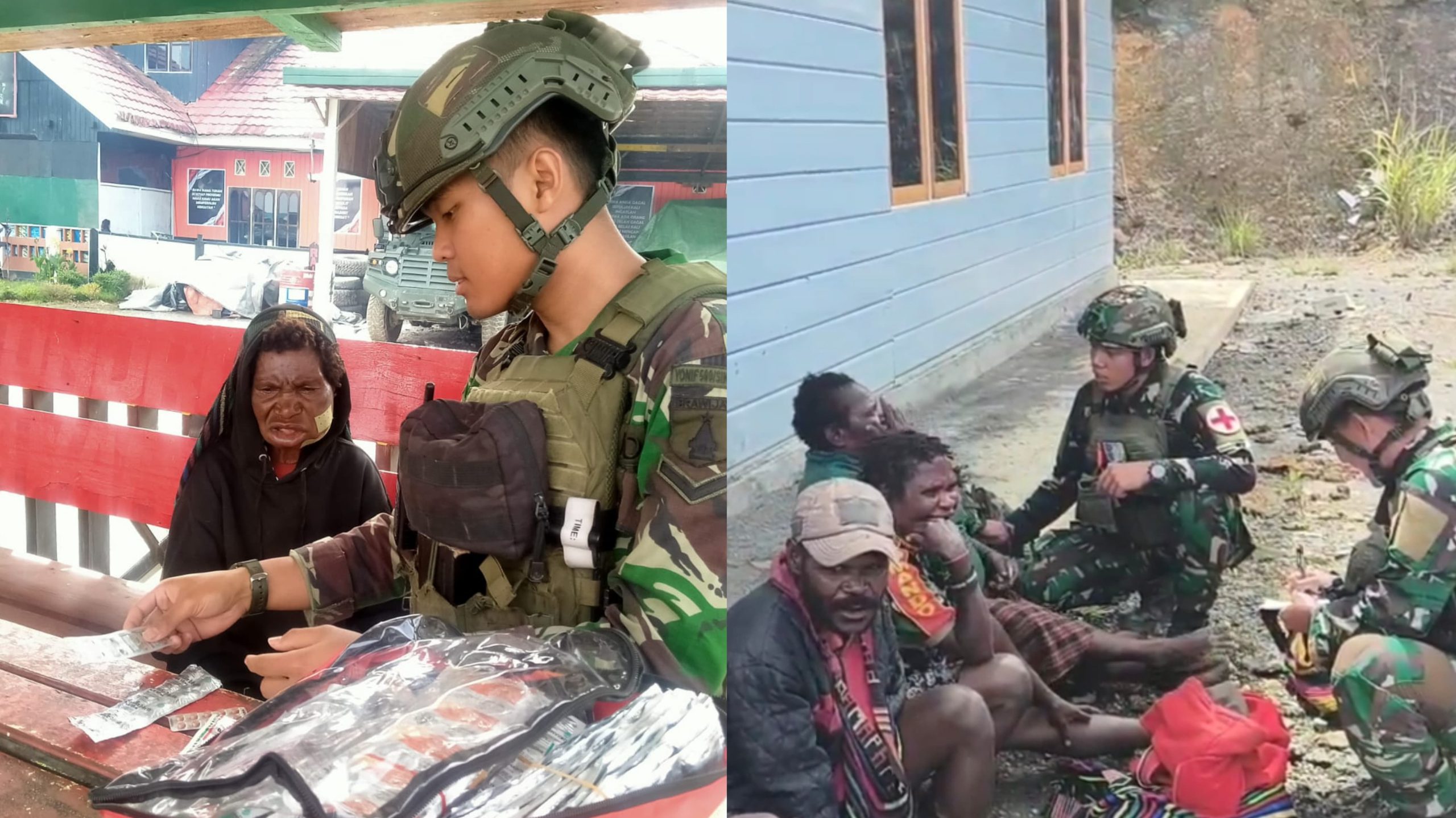 Satgas Yonif 500/Sikatan Gelar Pelayanan Kesehatan di Intan Jaya, TNI Hadir untuk Rakyat Papua