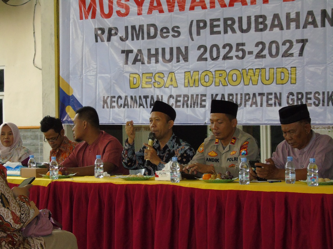 Musyawarah Desa Perubahan RPJMDes 2025–2027 Resmi Digelar di Desa Morowudi Kecamatan Cerme Kabupaten Gresik