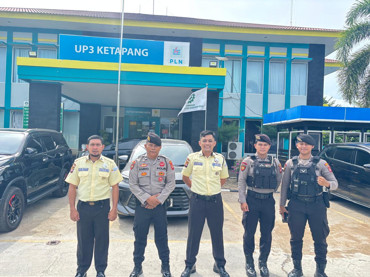 Kanit Patroli Sat Samapta Polres Ketapang Sambangi Kantor UP3 PLN Ketapang