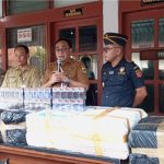 Ribuan Rokok Illegal Disita Satpol PP Pemalang, Wakil Bupati Nurholes Berikan Apresiasi