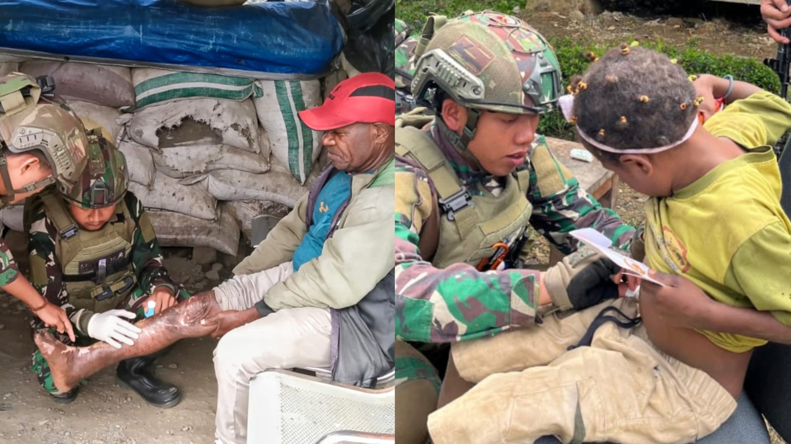 TNI Hadir dengan Hati: Satgas Yonif 500/Sikatan Berikan Layanan Kesehatan untuk Warga Papua