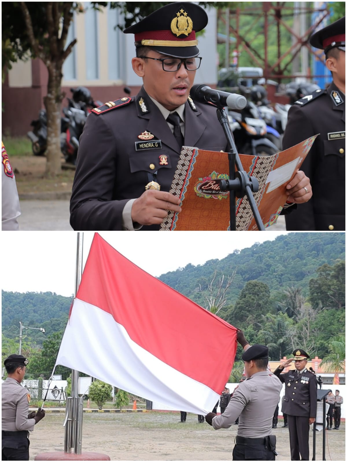 Polres Kayong Utara Gelar Upacara HUT ke-80 RI dengan Khidmat