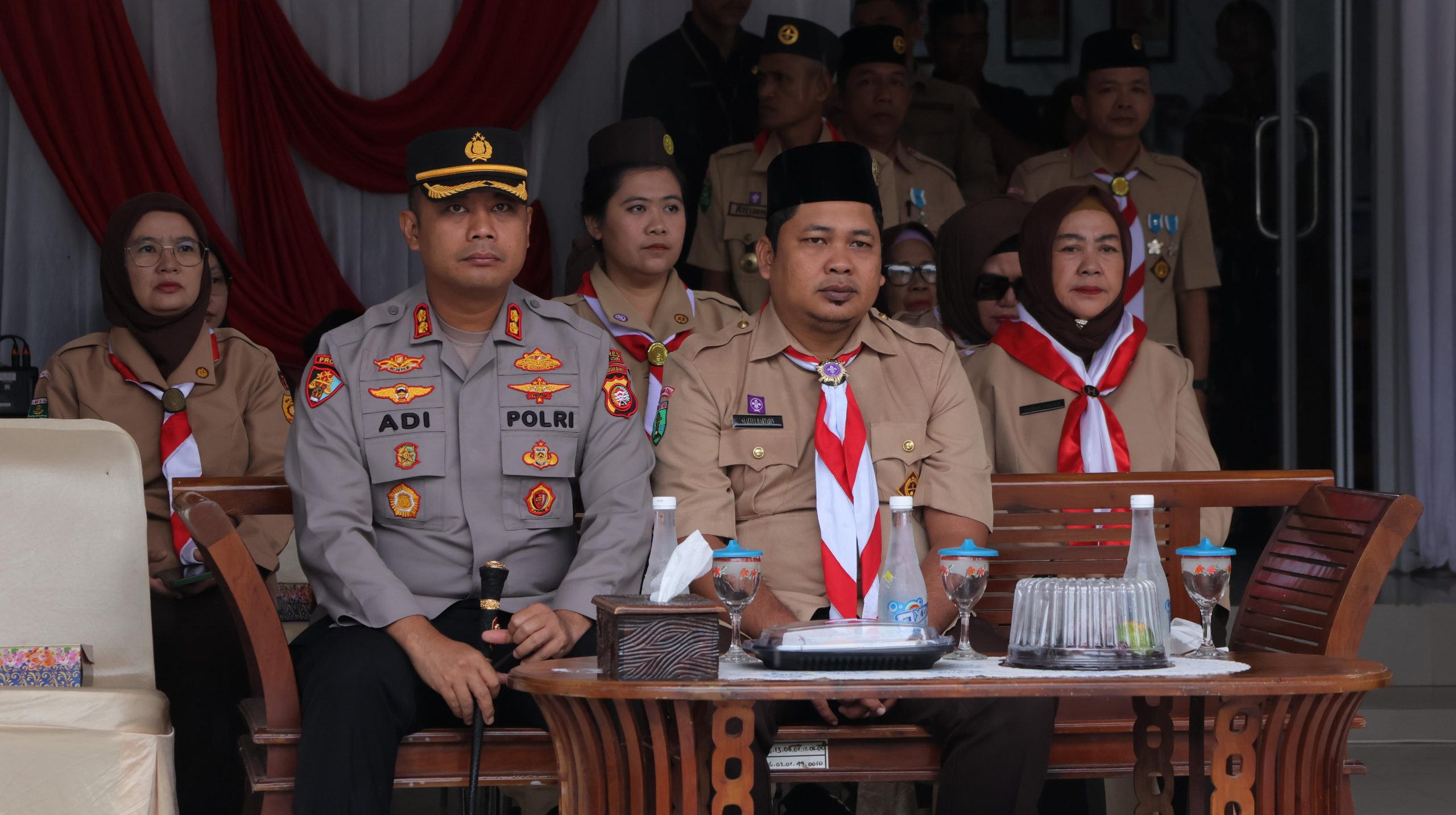 Kapolres Kayong Utara Hadiri Upacara Peringatan Hari Pramuka Ke-64 Tahun 2025