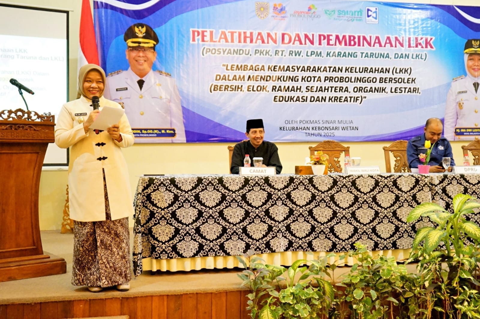 Wawali Ina Harapkan Dukungan LKK Wujudkan Probolinggo Bersolek