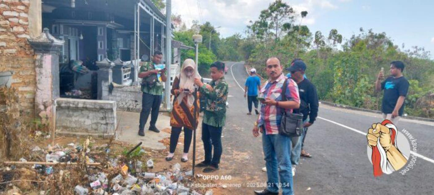 Akhirnya Proses Pengukuran Tanah Milik Ibno Hajar dilaksanakan Oleh BPN di Desa Kebunan