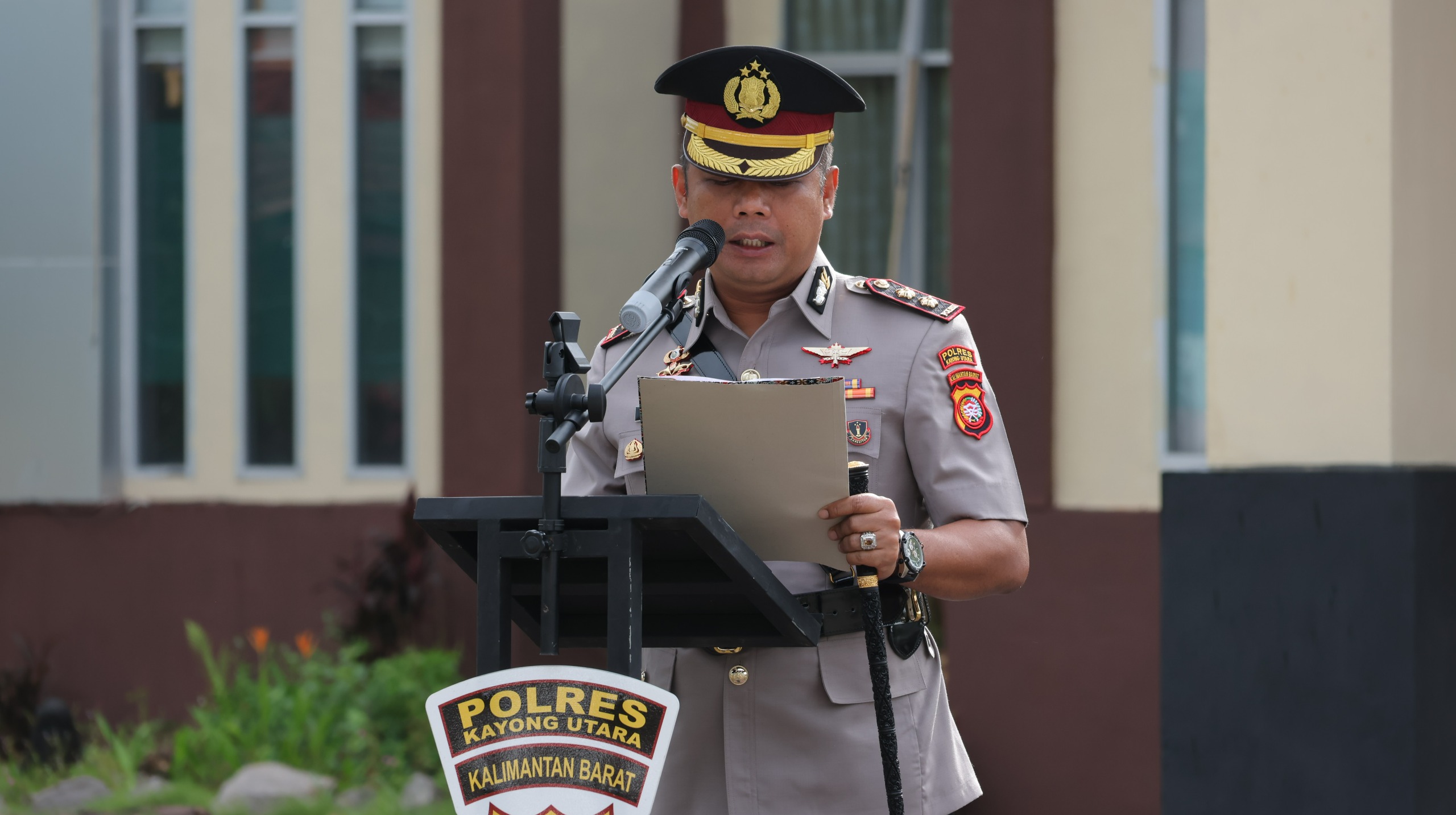 Upacara Peringatan Hari Juang Polri Tahun 2025 Digelar Di Polres Kayong Utara